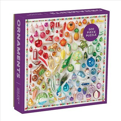 Rainbow Ornaments 500 Piece Puzzle, Game by Galison (COR); Ream, Julie Seabro...