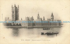 R591629 No 13 Londres Palais du Parlement vu de la Tamise E L Deley Paris