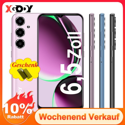 Nowy 2025 64GB ROM Smartphone Android 6,5 cala Bez umowy Telefon komórkowy 4G Dual SIM IPS
