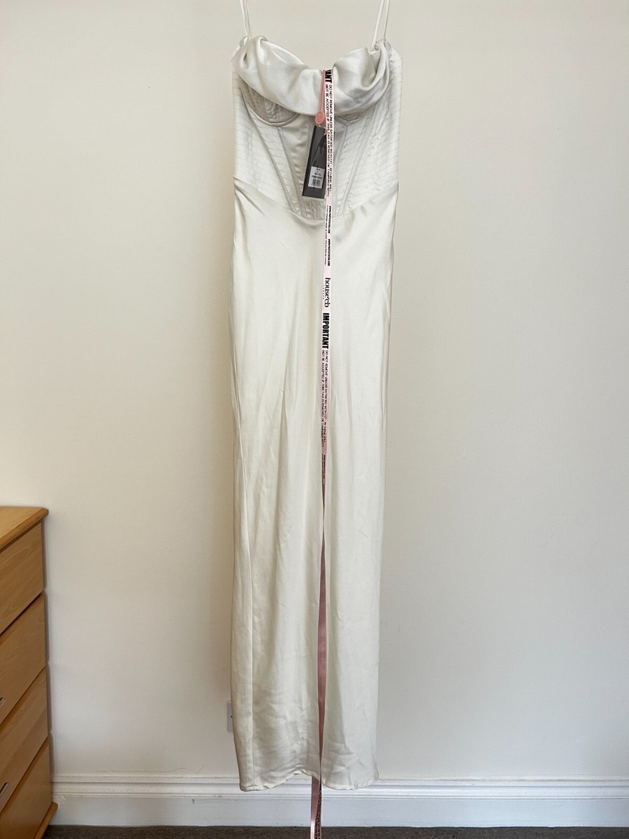 charmaine ivory corset maxi dress CHARMAINE IVORY Corset Maxi Dress