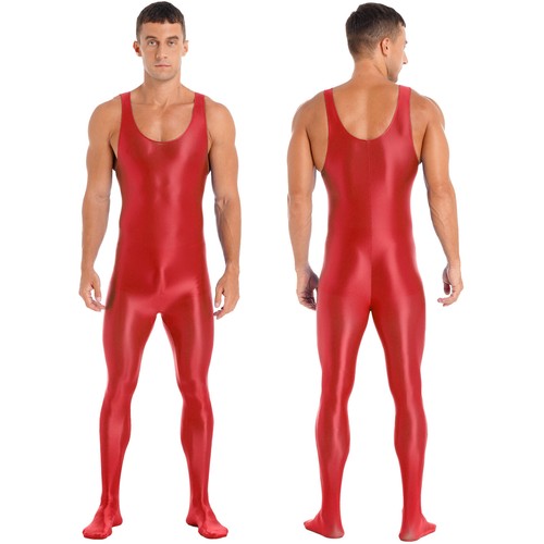 iEFiEL Herren Body Overall Stretch Ganzkörperanzug Nylon Strumpfhose Männerbody - Bild 84 von 112