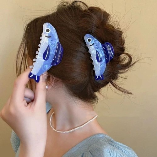 Hairpin Large Hair Claw Acrylic Plastic Grab Clip Party - Picture 5 of 10