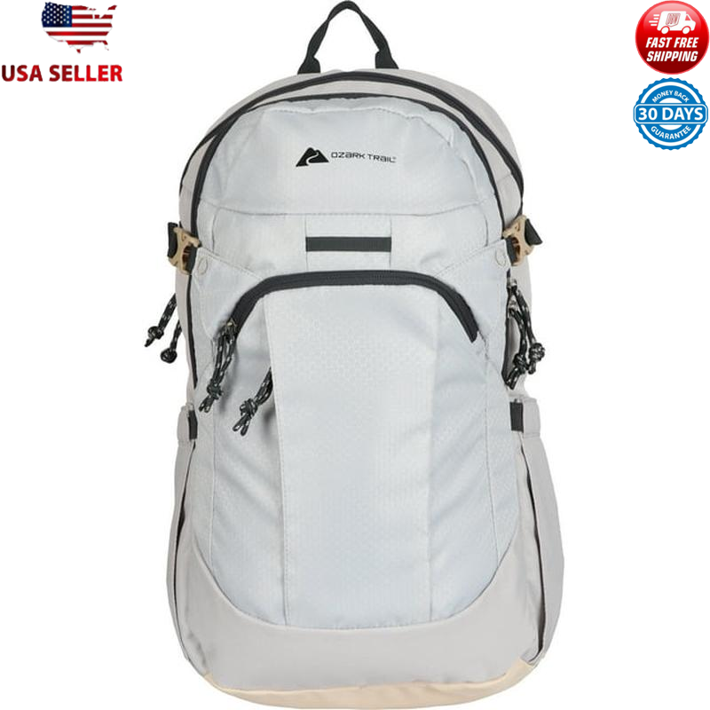 20L Durable Hiking Backpack with Padded Laptop Sleeve & Water Bottle Pockets-image