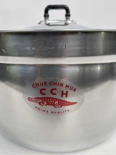 Thai Traditional Crocodile Brand Aluminum Cooking Pot 2 Handles Large 34 - 45 cm - Picture 78 of 93