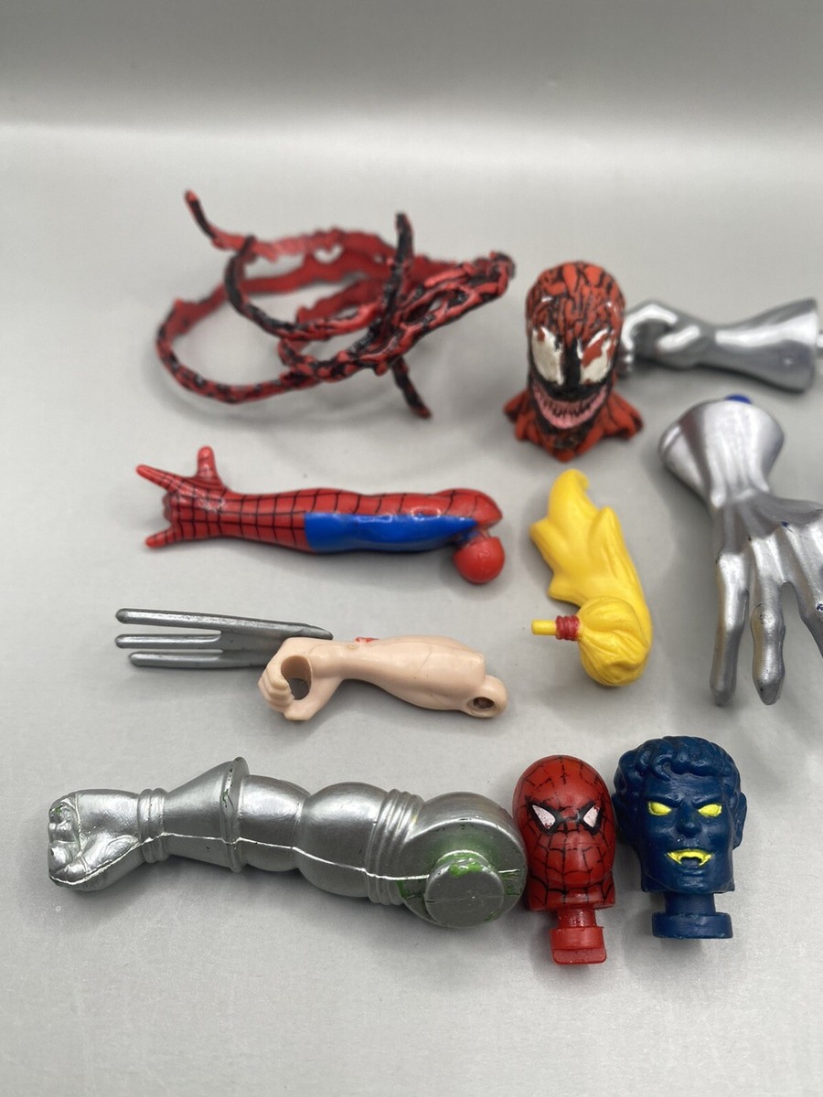Marvel X-Men Spider-Man Action Figure Parts Lot Fodder Great For
