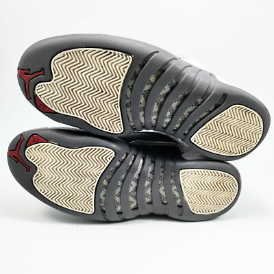 Nike Air Jordan 12 Retro 'Dark Grey' Shoes Men's White