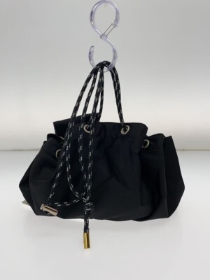 sacai × PORTER Tactical Drawstring bag Nylon Black Solid color