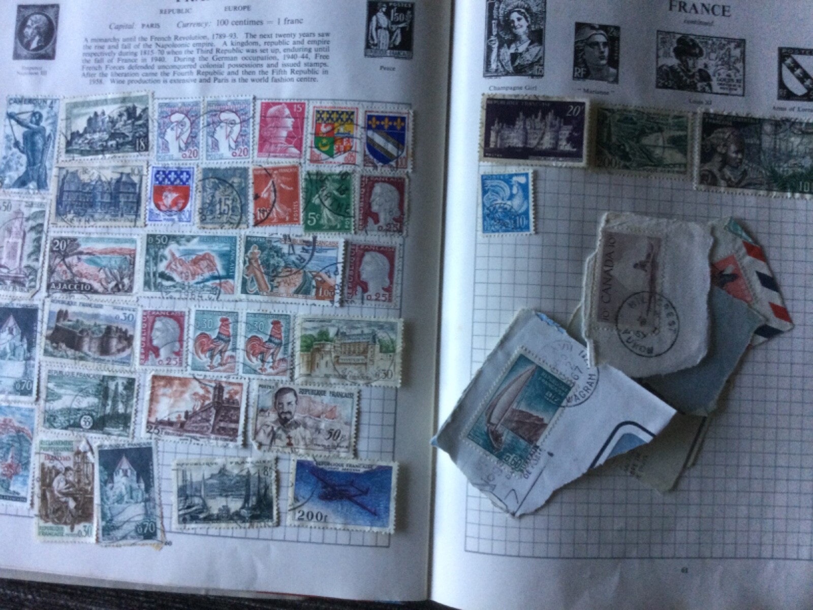 Two stamp albums of all world stamps eBay