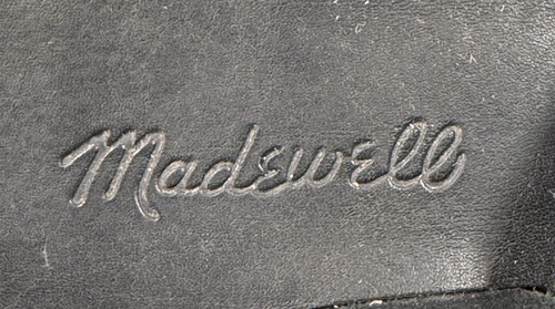 Madewell Sandals 7 Boardwalk Woven Slides Black Leather Resortwear Beach Coastal - Picture 7 of 8