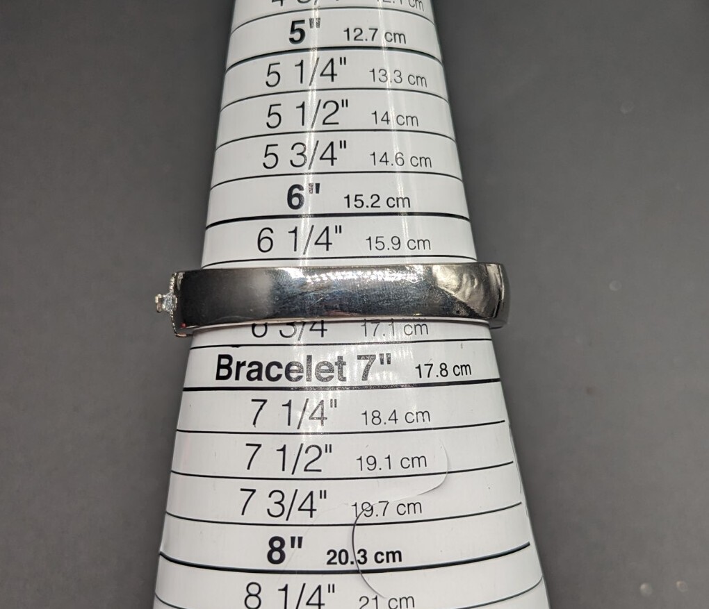 Vintage Givenchy Dated 1976 Silver Tone Spiral Tr… - image 8