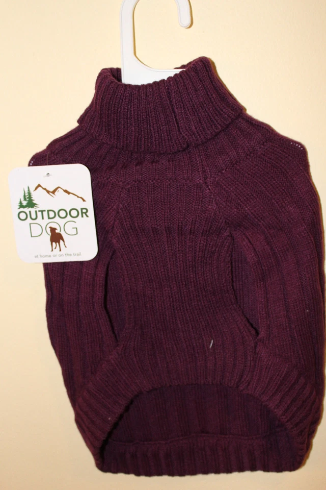 Suéter Spot/Exterior Perro Clásico Cuello Alto Ciruela Med Nuevo Foto 2 de 2