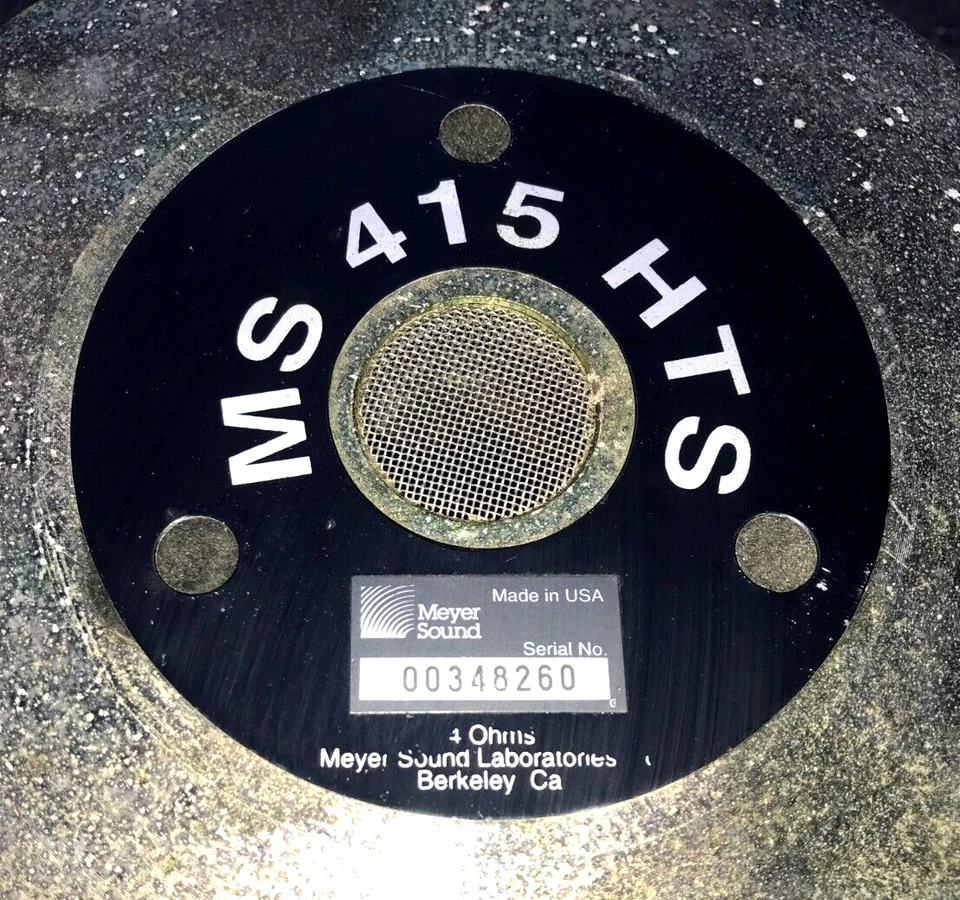 2=Meyer Sound MS 415 HTS 15" frequência baixa. Drivers, 4 ohm, SN:00348260, SN:00348261 - Imagem 3 de 4