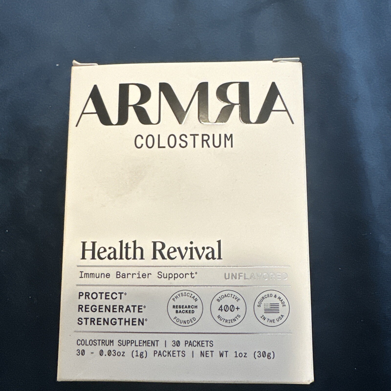 ARMRA Colostrum Superfood Grass-Fed Immune Fitness Brain Benefits Unflavored