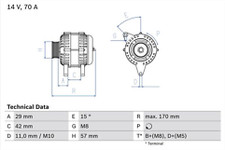 Bosch 0986049960 Alternator