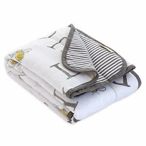 Cotton Bugs & Insects Nursery Swaddling Blankets