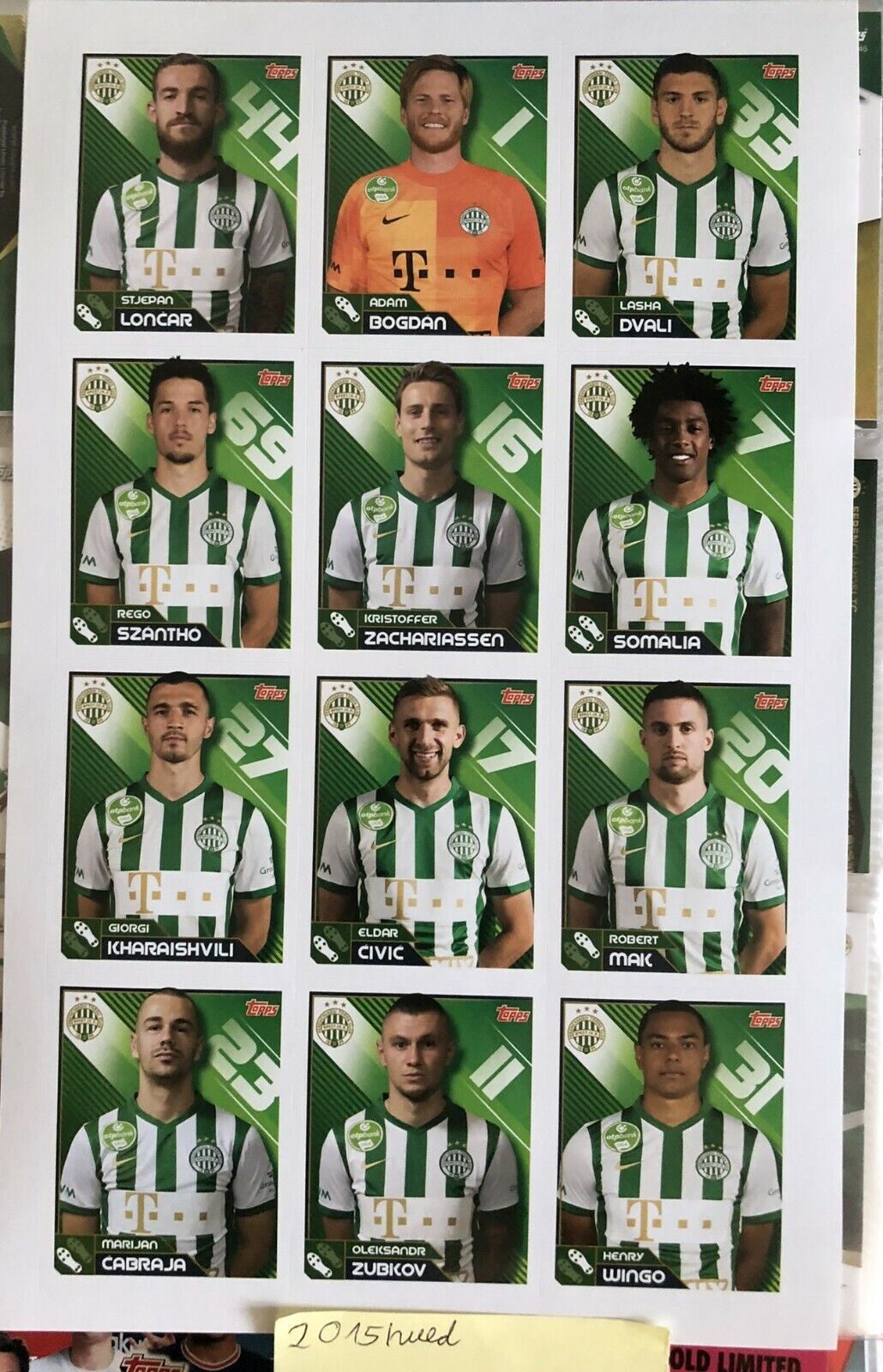 Topps UEFA Champions League 2020/21 Stickers: POF81 - Ferencvárosi TC Badge  on eBid United States