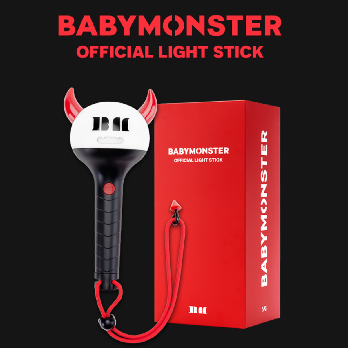 BABYMONSTER OFFICIAL MD LIGHTSTICK FANLIGHT KPOP | eBay