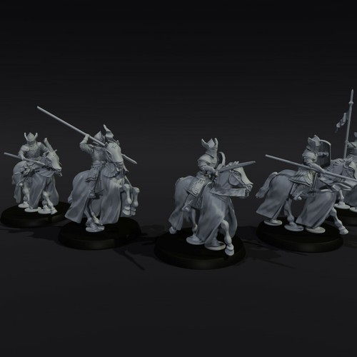 28mm High Men & Northern Kingdoms, Medbury, 3d printed fantasy wargaming minis - Picture 22 of 46