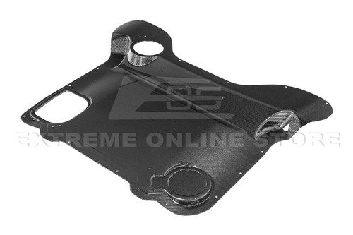 Cubierta del panel de bahía del motor de fibra de carbono convertible para Corvette C8 de 20 ups HTC - Imagen 13 de 20