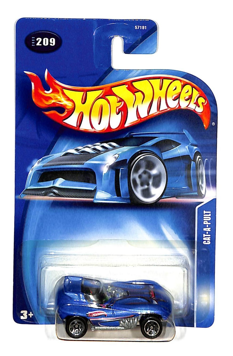 Hot Wheels Cat-A-Pult - Blue - #209