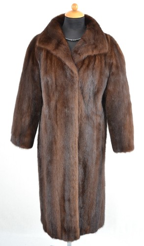 US5279 REAL MINK FUR COAT RANCH MINK JACKET FEMALE SKINS SIZE L - NERZMANTEL - Picture 16 of 24
