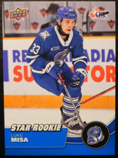 2021-22 21/22 Upper Deck CHL STAR ROOKIE BLUE #398 Luke Misa Steelheads
