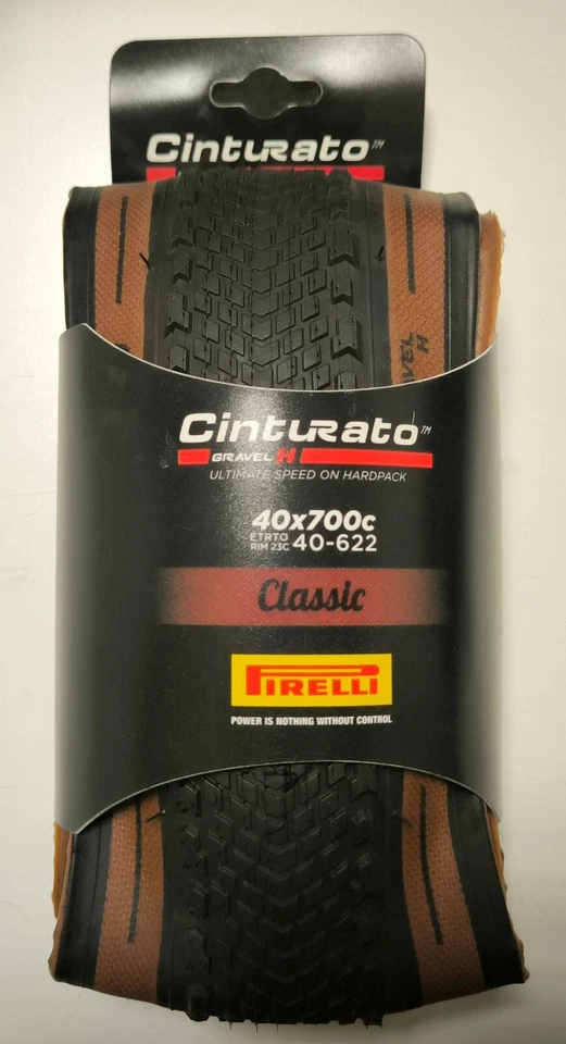 Copertone gomma Pirelli Cinturato Gravel H 700 x 40C 40-622 pieghevole TLR - Immagine 2 di 2