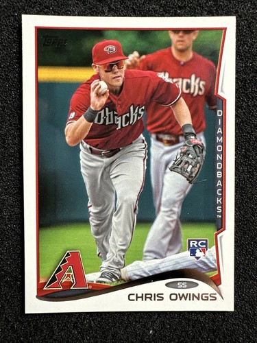 CHRIS OWINGS #232 2014 Topps Baseball RC Rookie Card QTY Arizona Diamondbacks - 第 1/2 張圖片