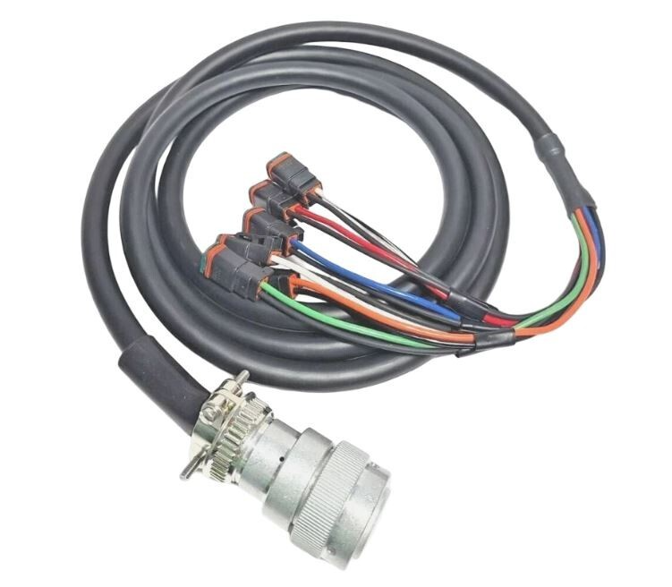 Skid Steer Aux Control Harness 14 Pin 10'- 6 Function (Deutsch)