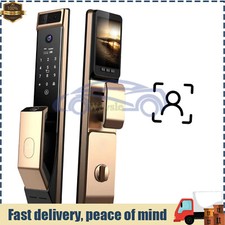 Smart WiFi Door Lock W/ Camera Video Fingerprint 3D Face Recognition Door Lock