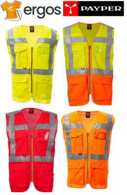 PAYPER EXTRA MESH High Visibility Vest Reflective Jacket Breathable Net