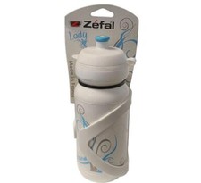 Porte bidon + Bidon vélo Zéfal LADY couleur Blanc 600ml