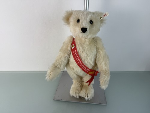 Steiff Orsacchiotto Sonno Tranquillo Con Sonaglio - Peluche Morbido 12 Cm Per Neonati, Blu, Lavabile - 2