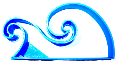OCEAN WAVES CREST BEACH LAKE SEA SURF SPECIAL OCCASION COOKIE CUTTER USA PR891