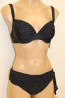 NWT Be Creative Swimsuit Bikini 2pc Set Size 8 6D Black White Dots Underwire