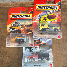 Matchbox 1:64 Diecast Truck Lot of 3 Skidster Blaze Blaster III Plowverizer