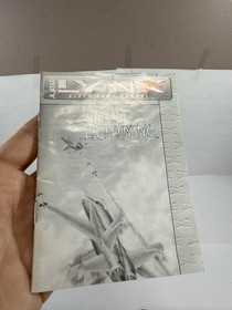 Blue Lightning (Atari Lynx, 1988) Cartridge With Manual TESTED!