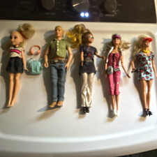 Barbie Vintage 1990s Lot of 5 mix lot with accessories see pictures for details