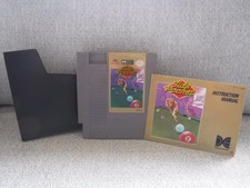 NES Nintendo SIDE POCKET Game with Instructions Manual 1987 Original Authentic