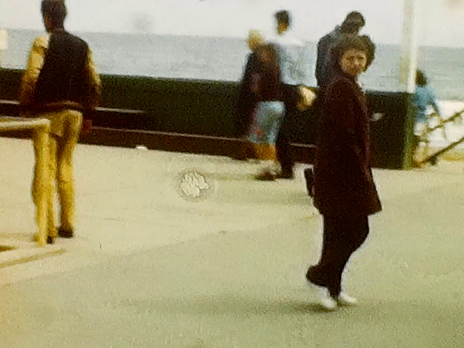 8mm Film 1949 Santa Cruz Beach Boardwalk 1940s Home Movie California People