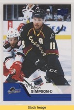 2020-21 Upper Deck AHL Blue Dillon Simpson #68 READ 0kv6