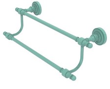 Allied Brass RD-72/30-SFG Retro Dot Collection 30 Inch Double Towel Bar Green