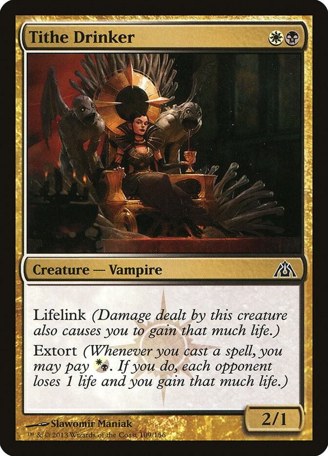 Tithe Drinker 109 Common Dragon's Maze Magic: The Gathering Near Mint