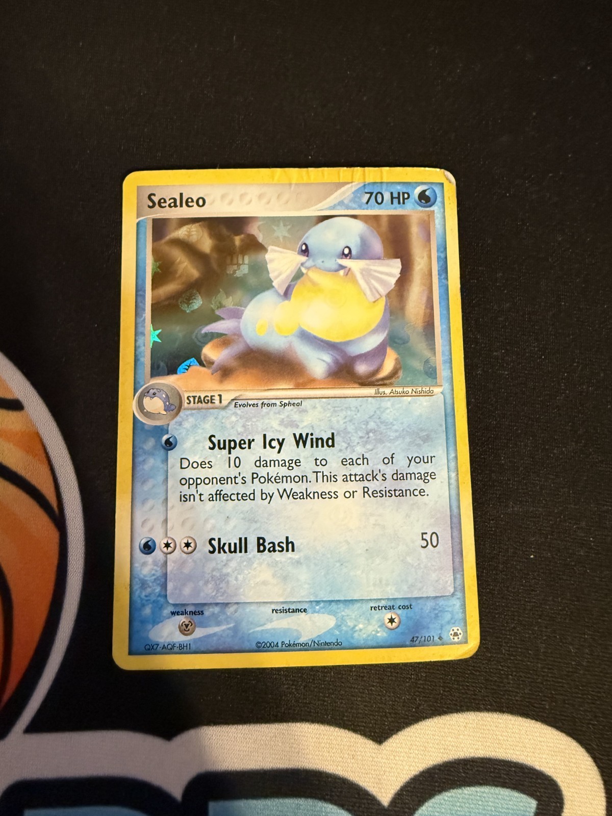 Sealeo Reverse Holo Ex Hidden Legends 47/101  Pokemon Card 2004