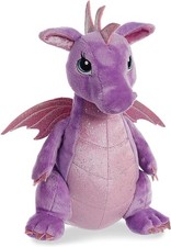 12" Larkspur Dragon Plush Enchanting Sparkle Tales