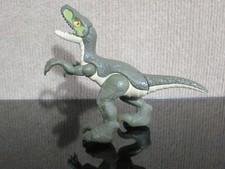 Mattel Imaginext Jurassic World Green Raptor Dinosaur Velociraptor Toy Figure