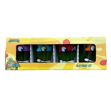 Teenage Mutant Ninja Turtles Glassware Set, Shot Glasses, 2010 - NIB 