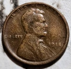 1918 S Lincoln Wheat Cent Free S&H BIN509