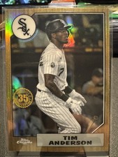 2022 Topps Chrome - 1987 Topps Baseball Tim Anderson #87BC-14
