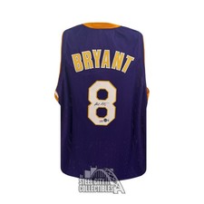 Kobe Bryant Autographed Los Angeles Custom Purple Basketball Jersey - BAS LOA